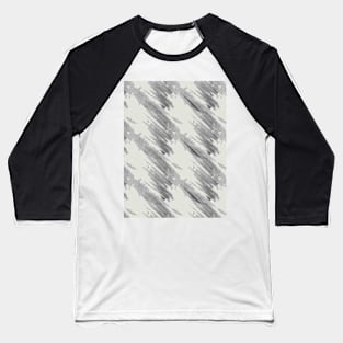 Gray abstraction on a light background, oblique stripes Baseball T-Shirt